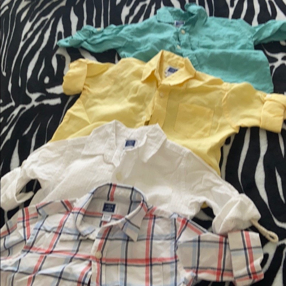 4 Janie and jack button ups